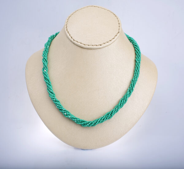 green pearl necklace